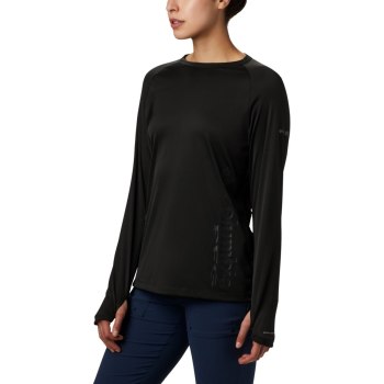 Columbia Ženske Majice S Kapuljačom - PFG Buoy Knit Long Sleeve Crne | LNJX-52098